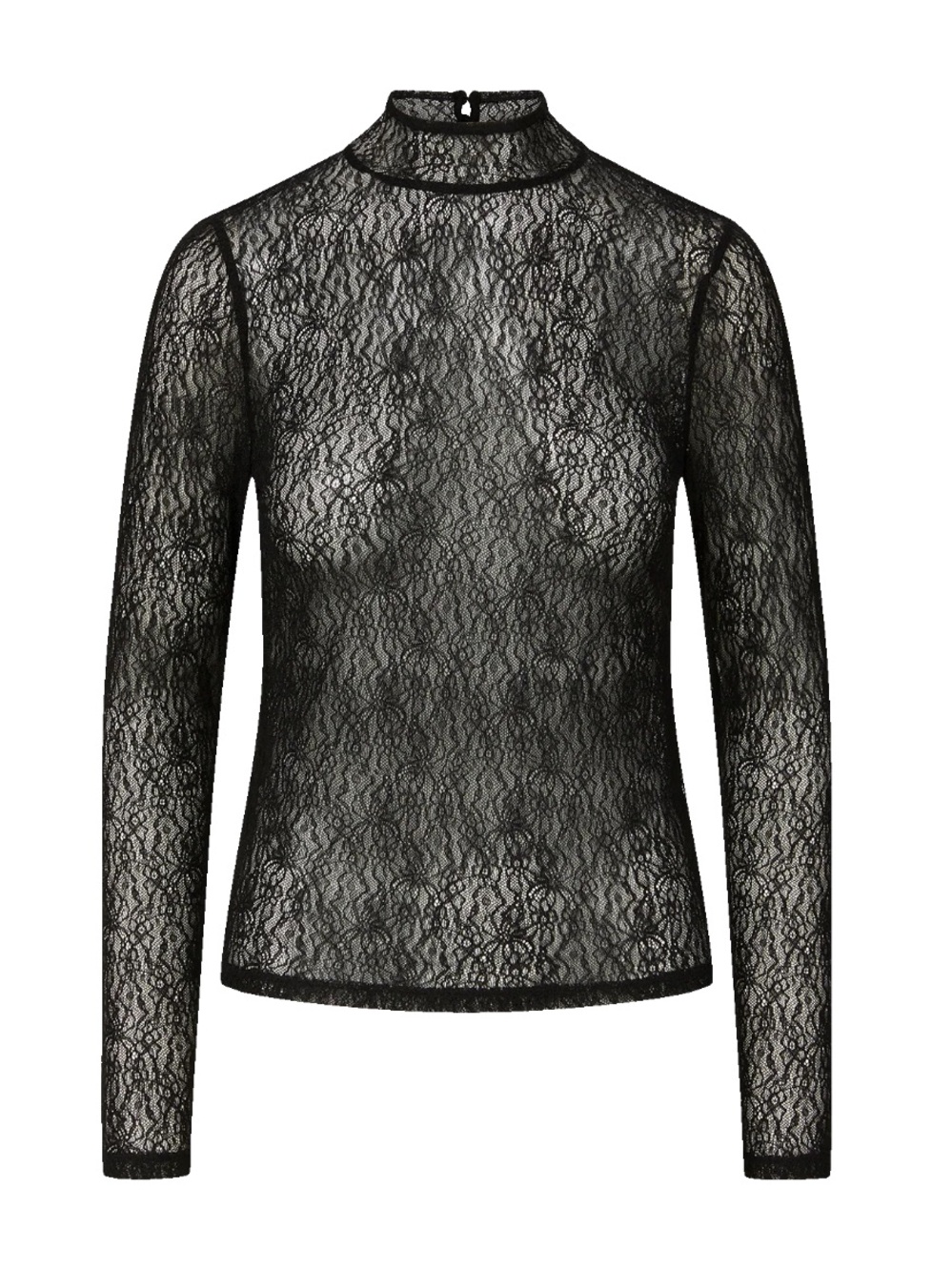 NEW Veronica Beard Nate Lace Mock Neck Top sz Small